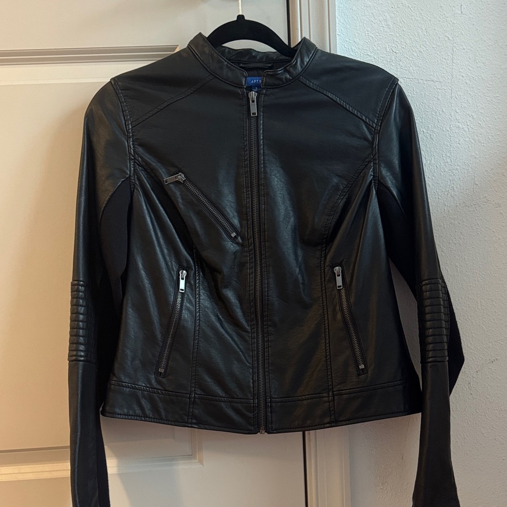 Apt. 9 Black Leather Jacket